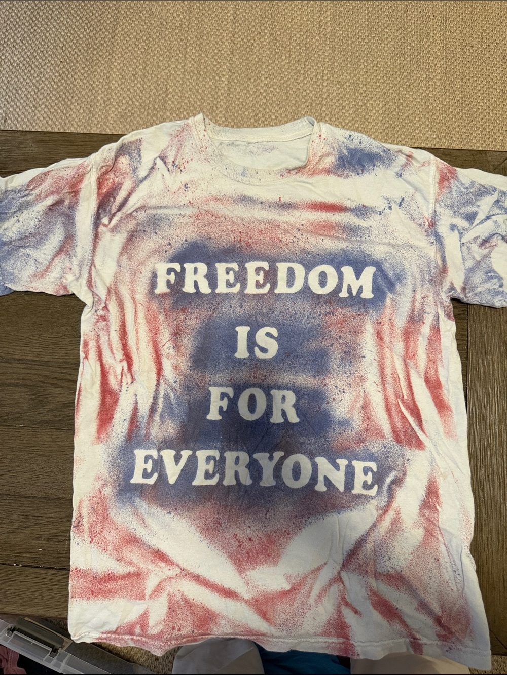 Freedom Is For Everyone Fourth of July Oversized Tee